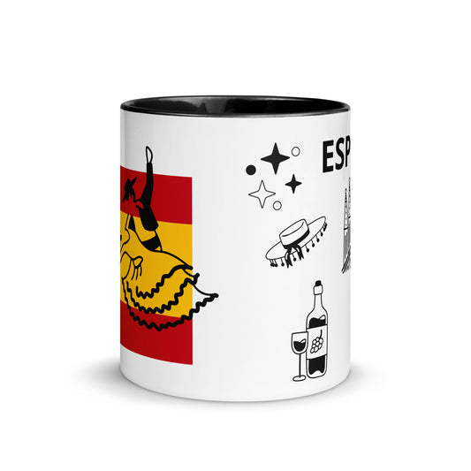 Taza de Cerámica con la Bandera de España - Disponible en 2 Tamaños