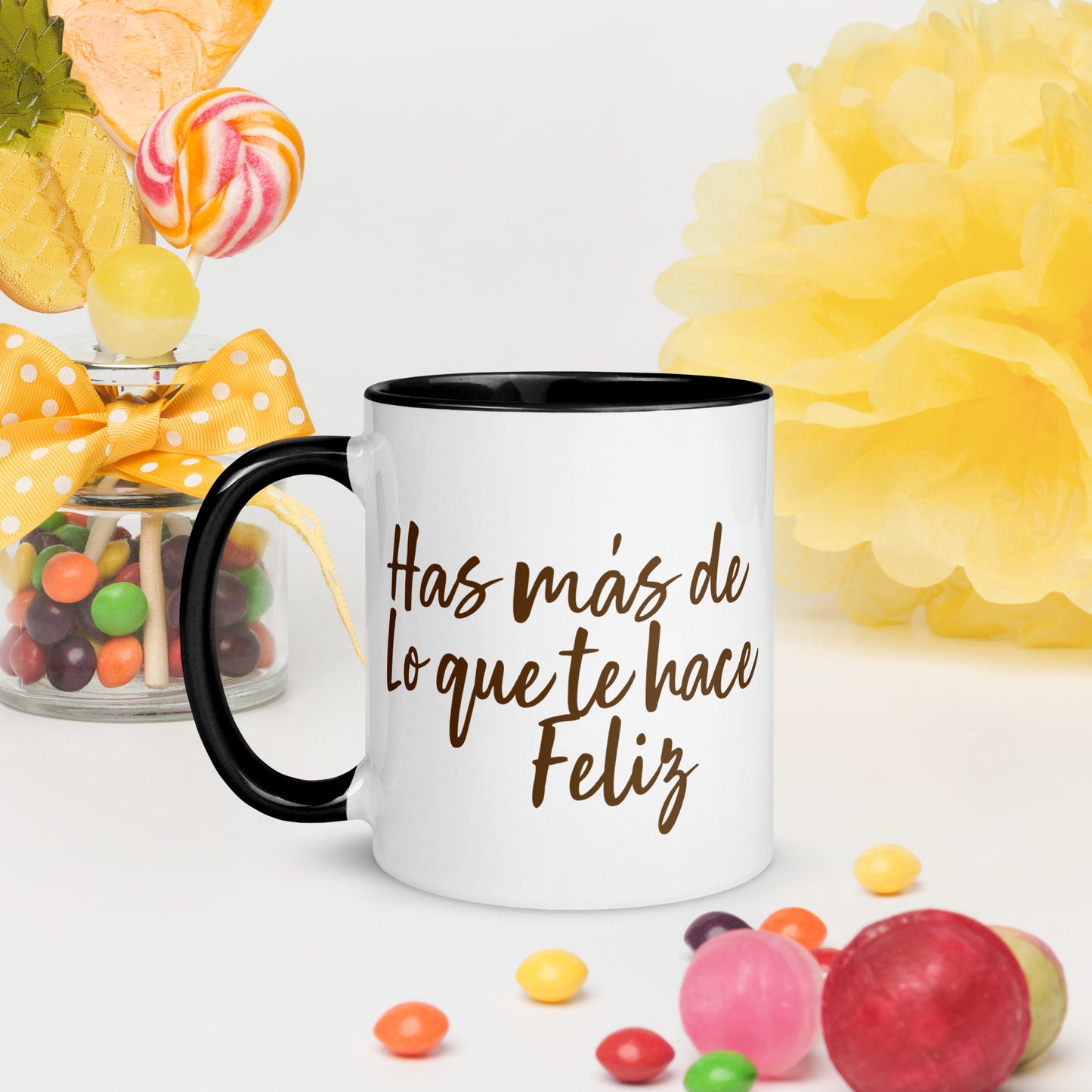 Taza Motivacional "Haz Más de lo Que Te Gusta" – Añade Alegría a tu Rutina con un Toque de Color