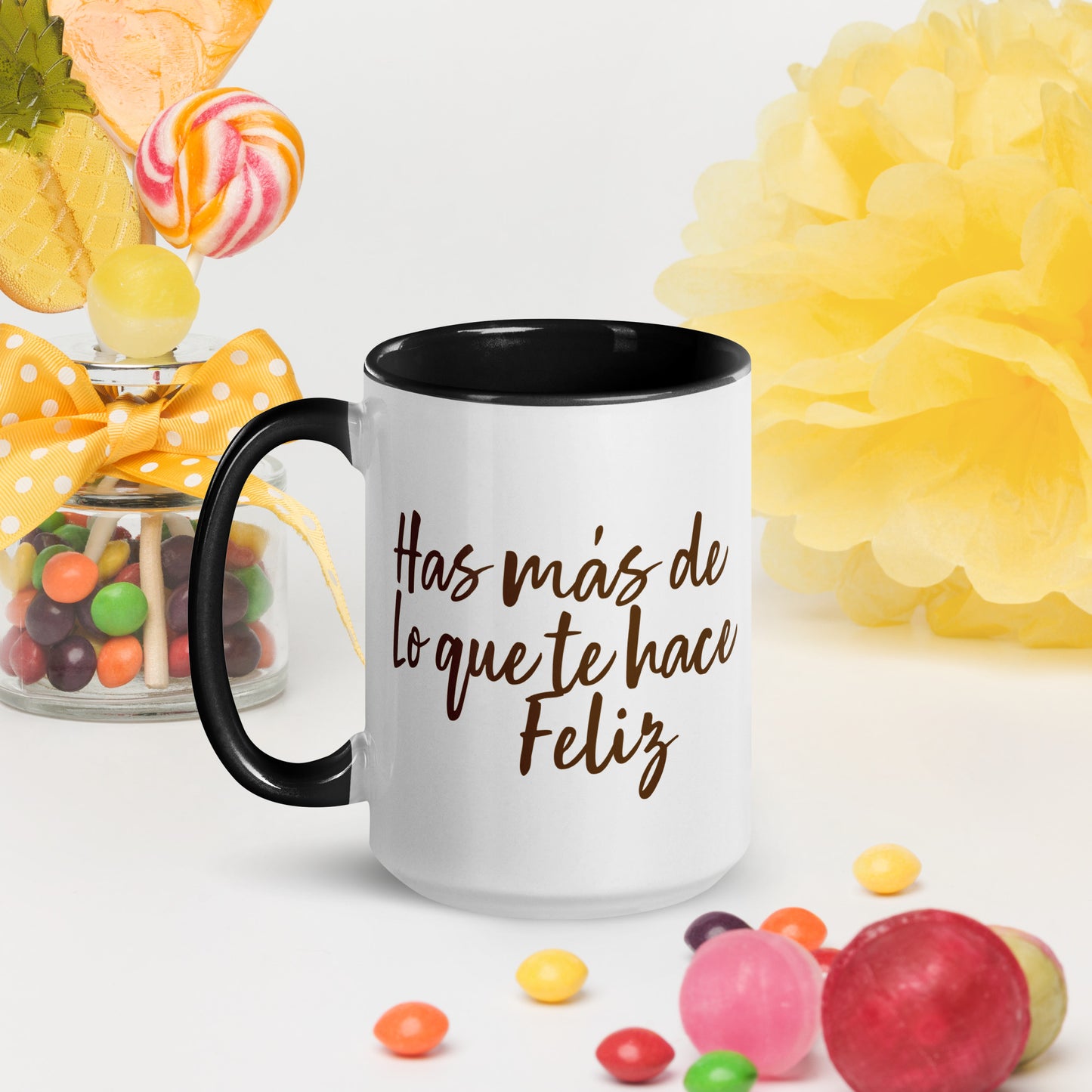 Taza Motivacional "Haz Más de lo Que Te Gusta" – Añade Alegría a tu Rutina con un Toque de Color