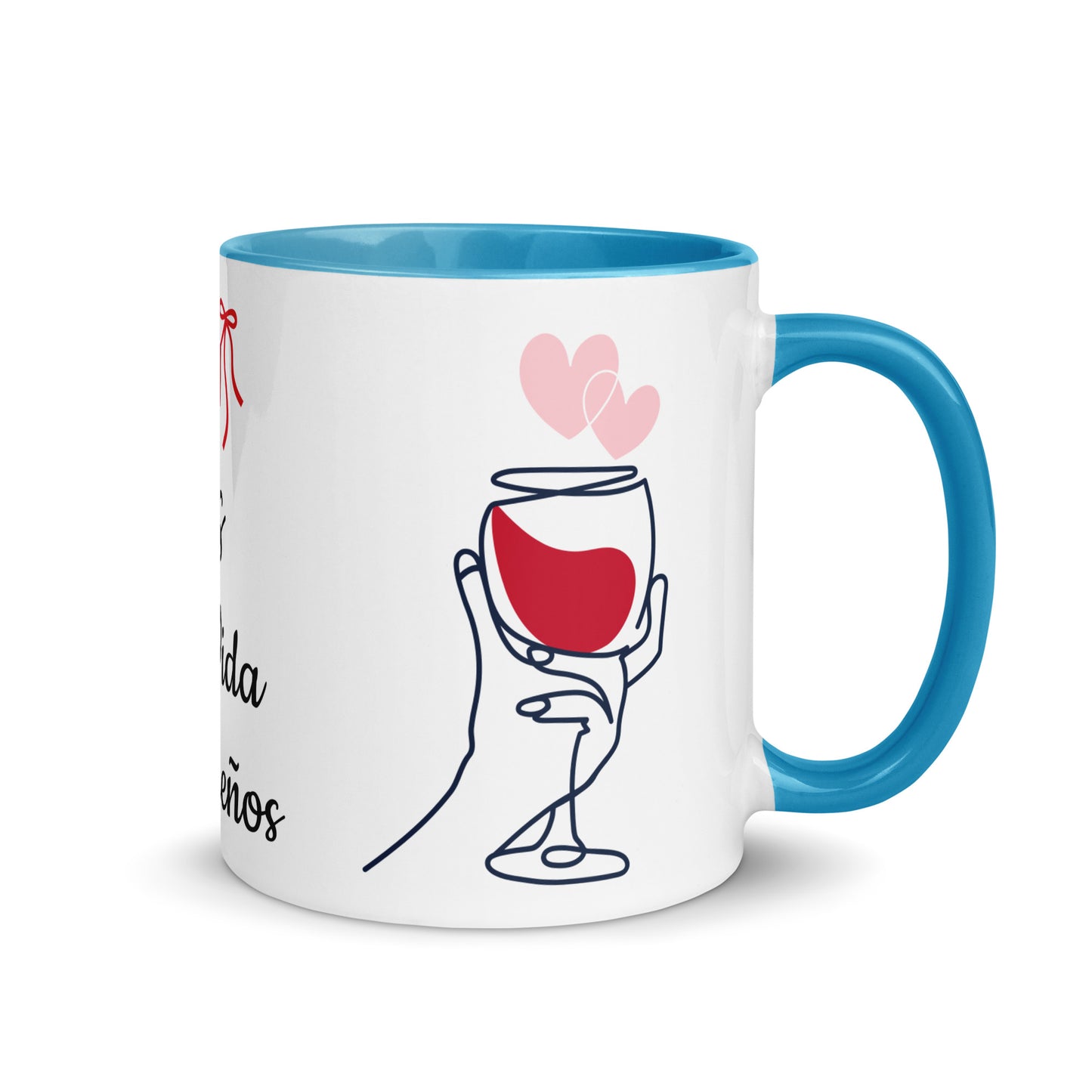 Taza Motivacional "París, Vive la Vida de Tus Sueños" – Diseño Elegante en Negro con Detalles Rojos y Colores Variados